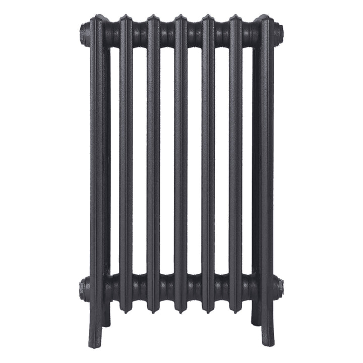 Grace - Black Iron Cast Iron Column Radiator H700mm x W454mm 4 Column - Wall Hung