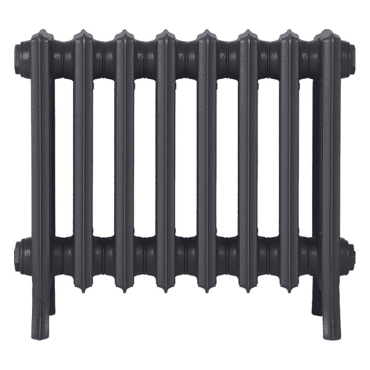 Grace - Black Iron Cast Iron Column Radiator H450mm x W514mm 4 Column - Wall Hung