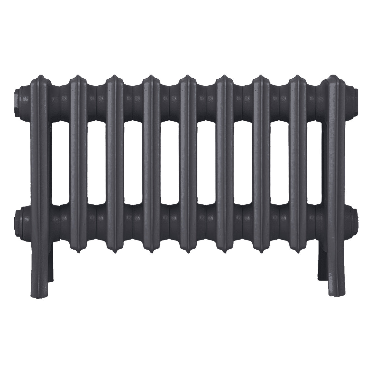 Grace - Black Iron Cast Iron Column Radiator H300mm x W575mm 4 Column - Wall Hung