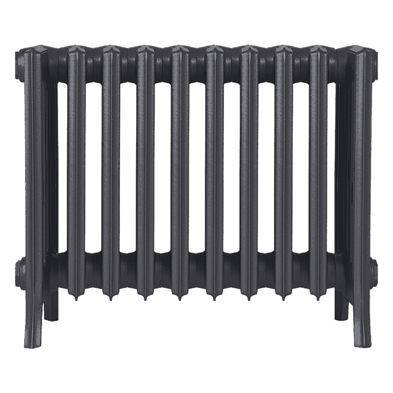 Grace - Black Iron Cast Iron Column Radiator H450mm x W635mm 6 Column - Wall Hung