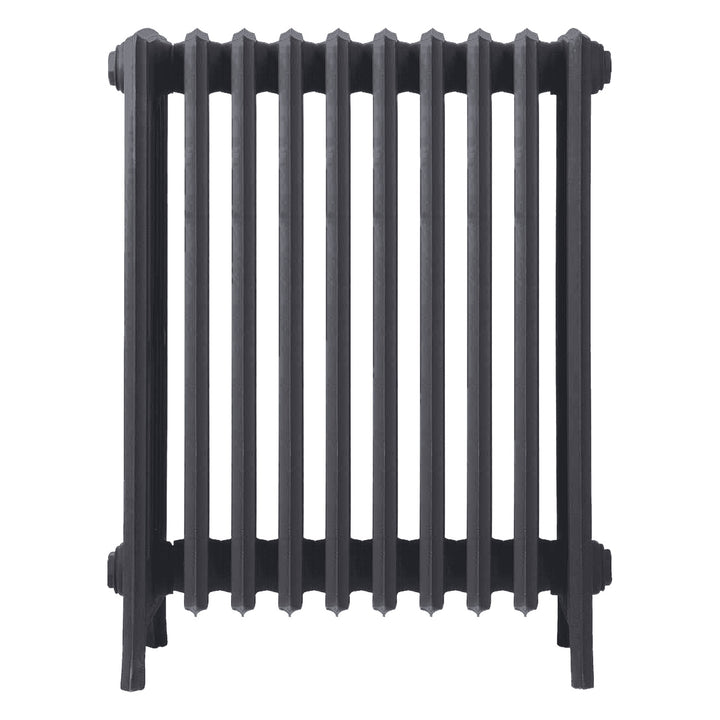 Grace - Black Iron Cast Iron Column Radiator H700mm x W635mm 6 Column - Wall Hung