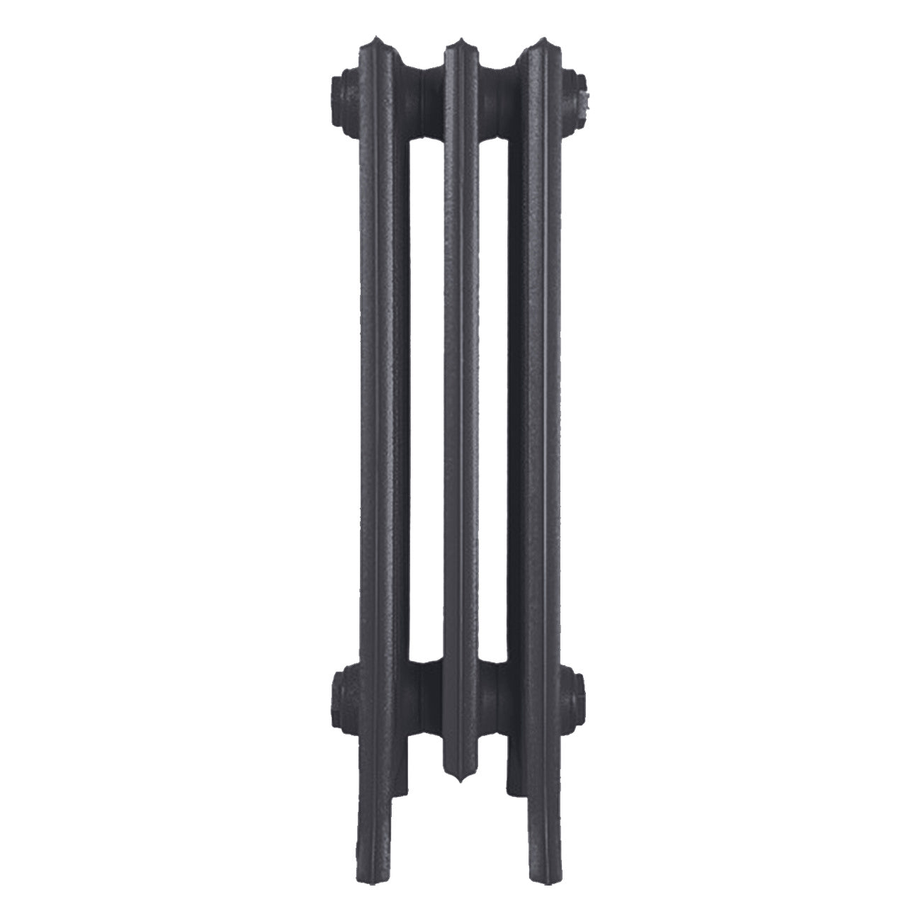 Grace - Black Iron Cast Iron Column Radiator H650mm x W212mm 6 Column - Floor Standing