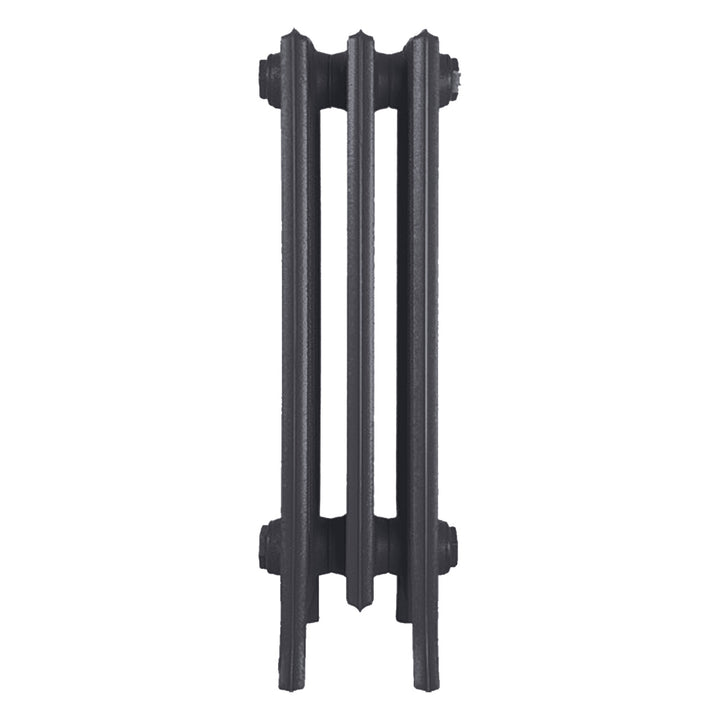 Grace - Black Iron Cast Iron Column Radiator H650mm x W212mm 6 Column - Floor Standing