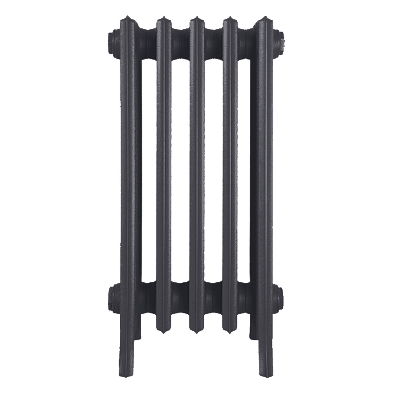 Grace - Black Iron Cast Iron Column Radiator H650mm x W333mm 6 Column - Floor Standing