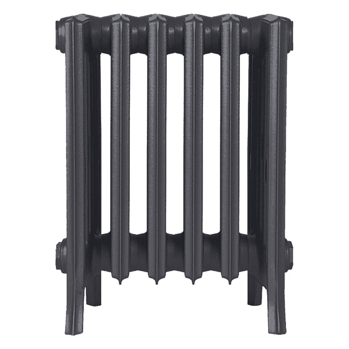 Grace - Black Iron Cast Iron Column Radiator H450mm x W393mm 6 Column - Wall Hung