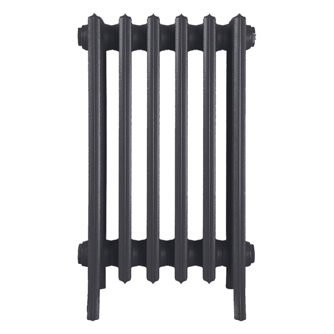 Grace - Black Iron Cast Iron Column Radiator H600mm x W393mm 6 Column - Wall Hung