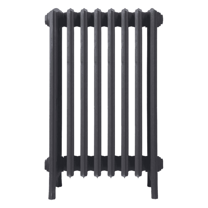 Grace - Black Iron Cast Iron Column Radiator H700mm x W514mm 6 Column - Wall Hung
