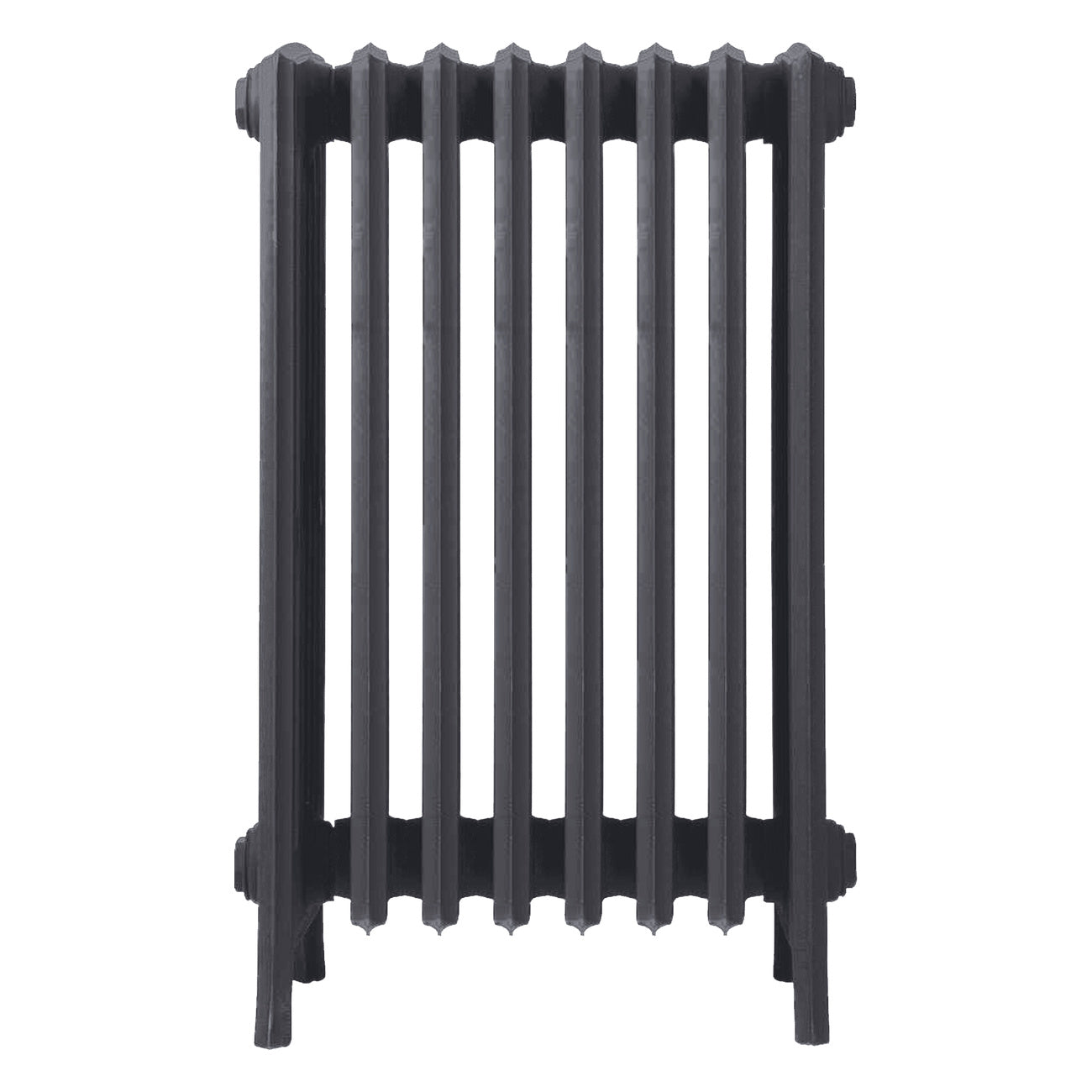 Grace - Black Iron Cast Iron Column Radiator H700mm x W514mm 6 Column - Wall Hung