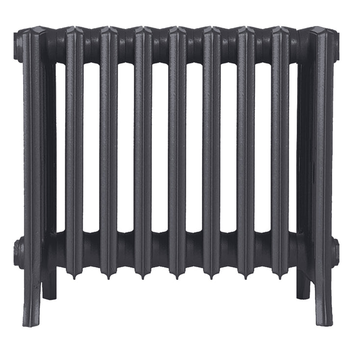 Grace - Black Iron Cast Iron Column Radiator H450mm x W575mm 6 Column - Wall Hung