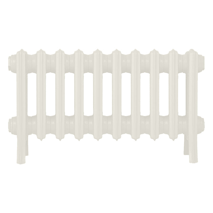 Grace - Chalk White Cast Iron Column Radiator H350mm x W635mm 4 Column - Floor Standing