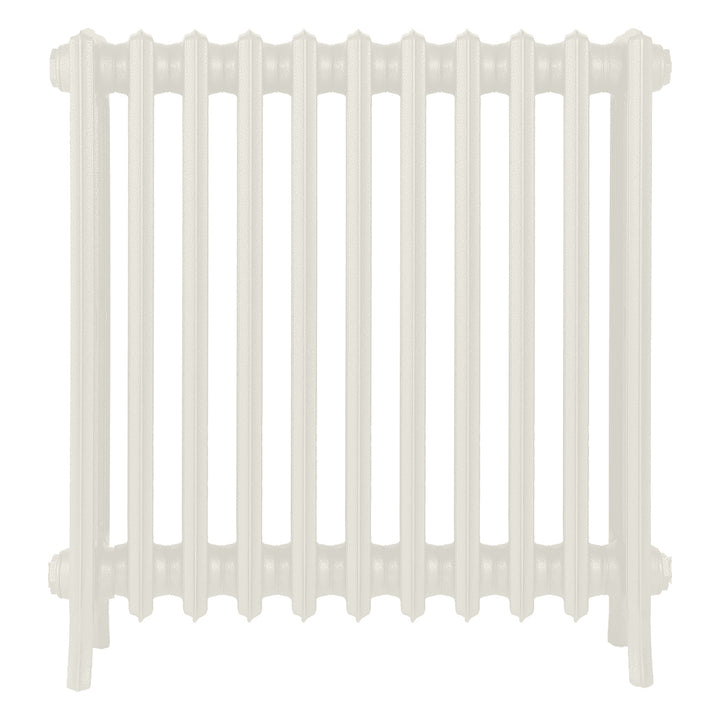 Grace - Chalk White Cast Iron Column Radiator H750mm x W696mm 4 Column - Floor Standing