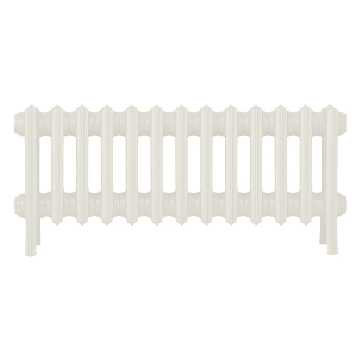 Grace - Chalk White Cast Iron Column Radiator H300mm x W817mm 4 Column - Wall Hung
