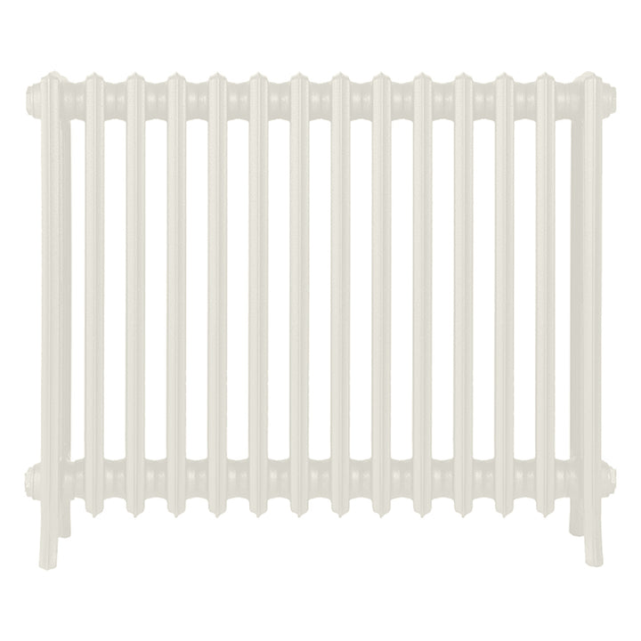 Grace - Chalk White Cast Iron Column Radiator H700mm x W877mm 4 Column - Wall Hung