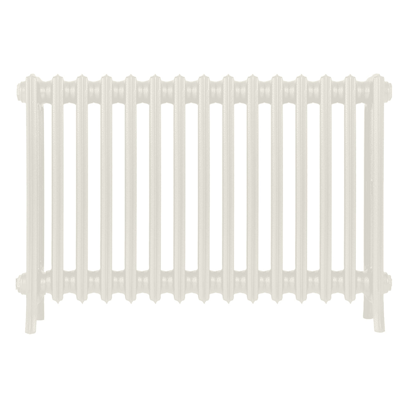 Grace - Chalk White Cast Iron Column Radiator H650mm x W938mm 4 Column - Floor Standing