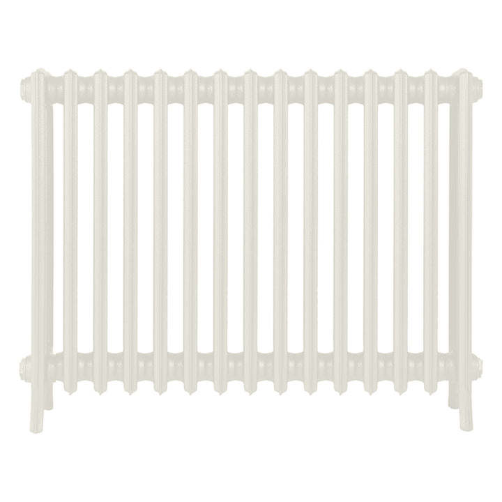 Grace - Chalk White Cast Iron Column Radiator H700mm x W938mm 4 Column - Wall Hung