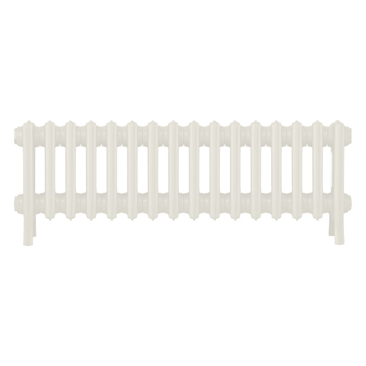 Grace - Chalk White Cast Iron Column Radiator H300mm x W998mm 4 Column - Wall Hung