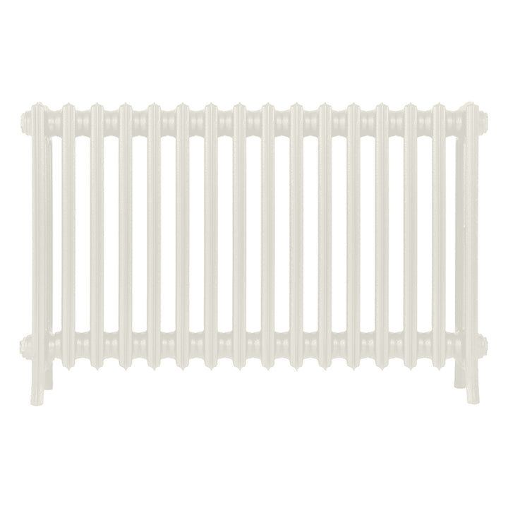 Grace - Chalk White Cast Iron Column Radiator H650mm x W998mm 4 Column - Floor Standing