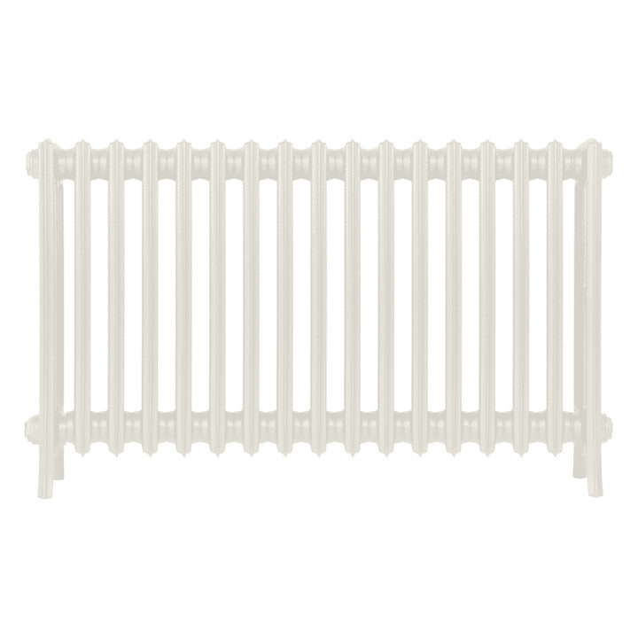 Grace - Chalk White Cast Iron Column Radiator H650mm x W1059mm 4 Column - Floor Standing