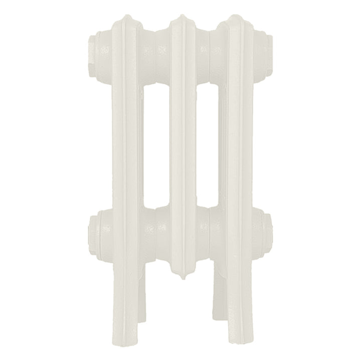 Grace - Chalk White Cast Iron Column Radiator H300mm x W212mm 4 Column - Wall Hung