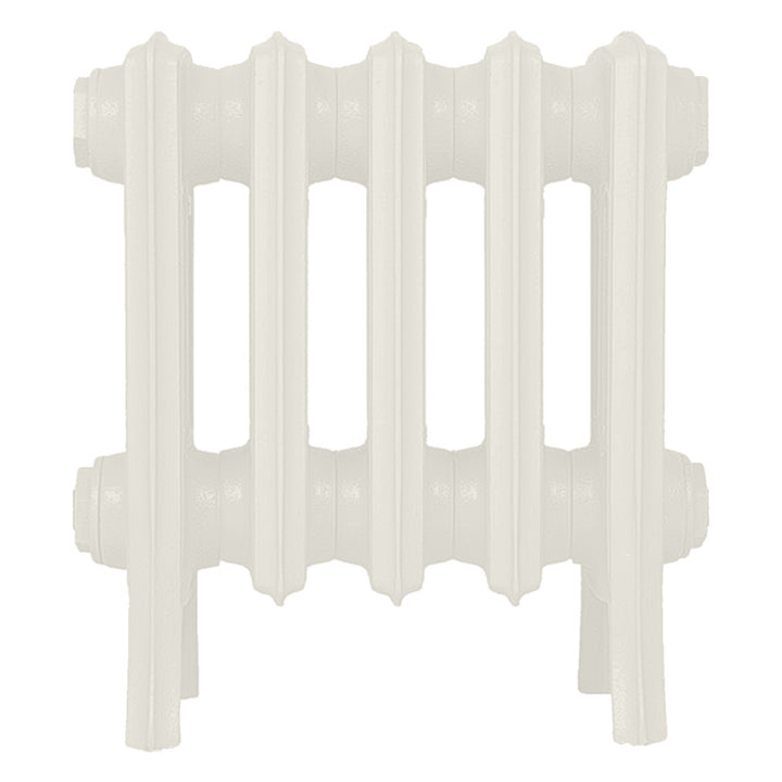 Grace - Chalk White Cast Iron Column Radiator H300mm x W333mm 4 Column - Wall Hung