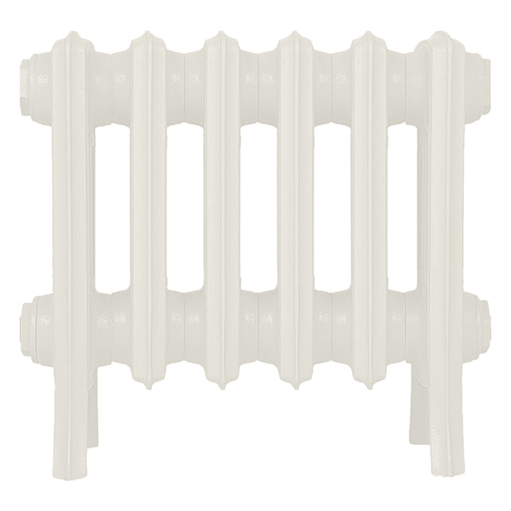 Grace - Chalk White Cast Iron Column Radiator H350mm x W393mm 4 Column - Floor Standing