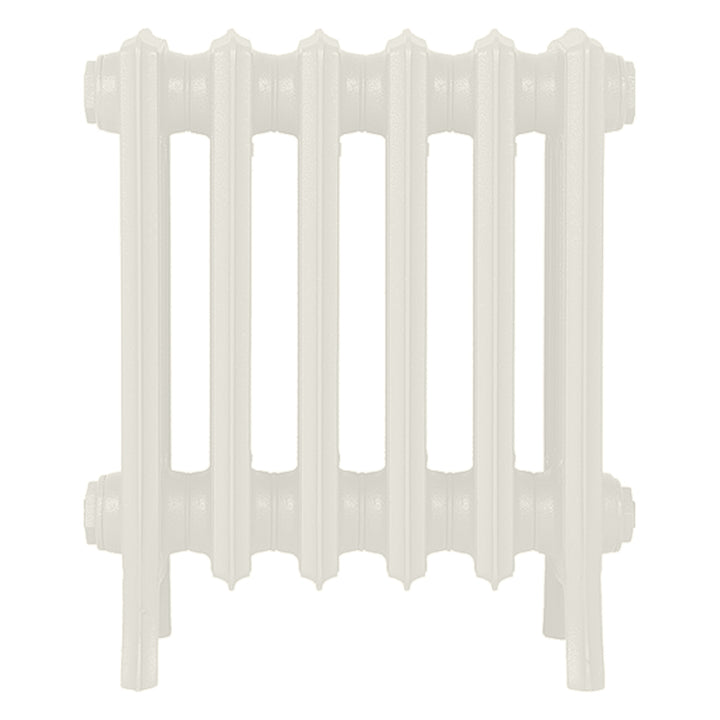 Grace - Chalk White Cast Iron Column Radiator H450mm x W393mm 4 Column - Wall Hung