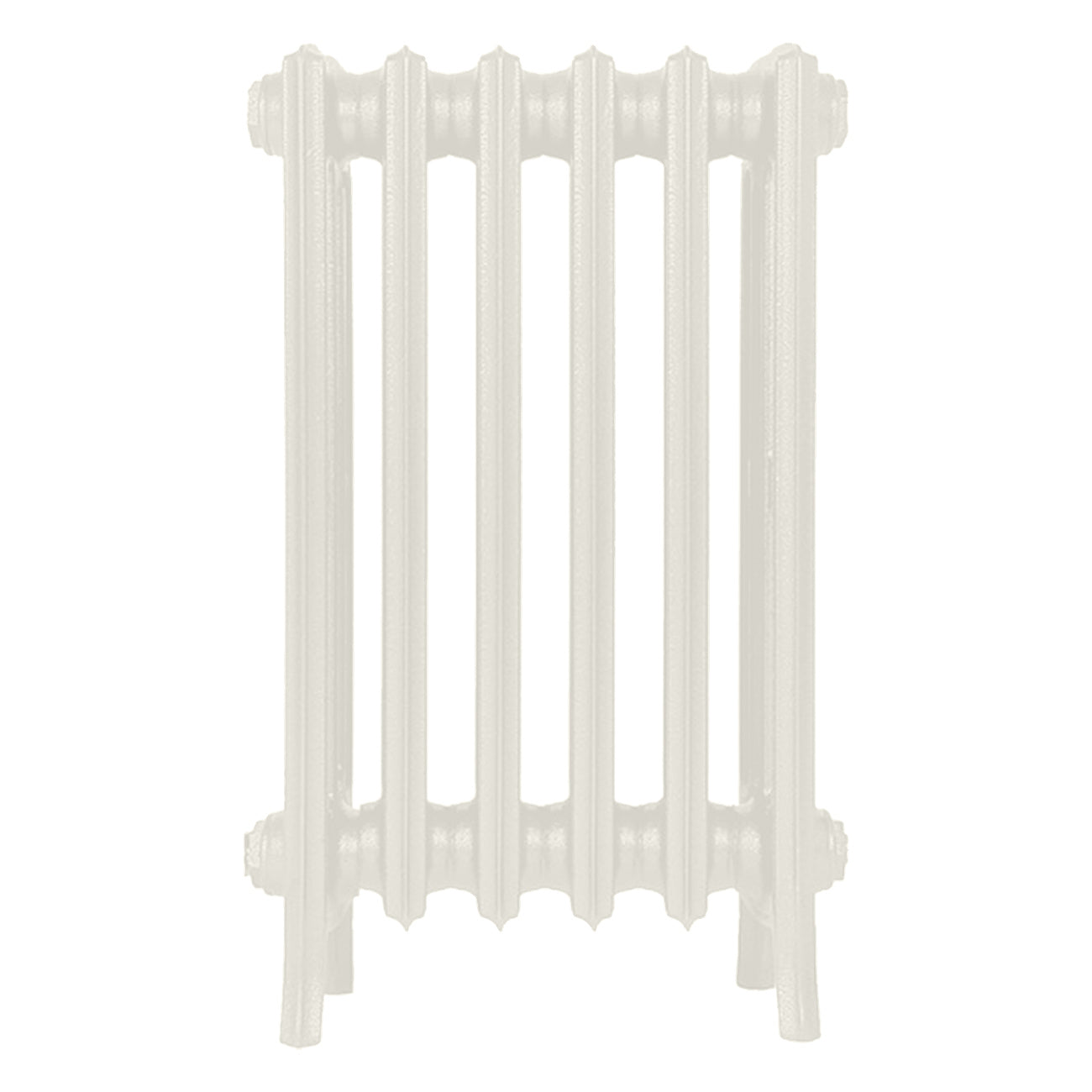 Grace - Chalk White Cast Iron Column Radiator H600mm x W393mm 4 Column - Wall Hung