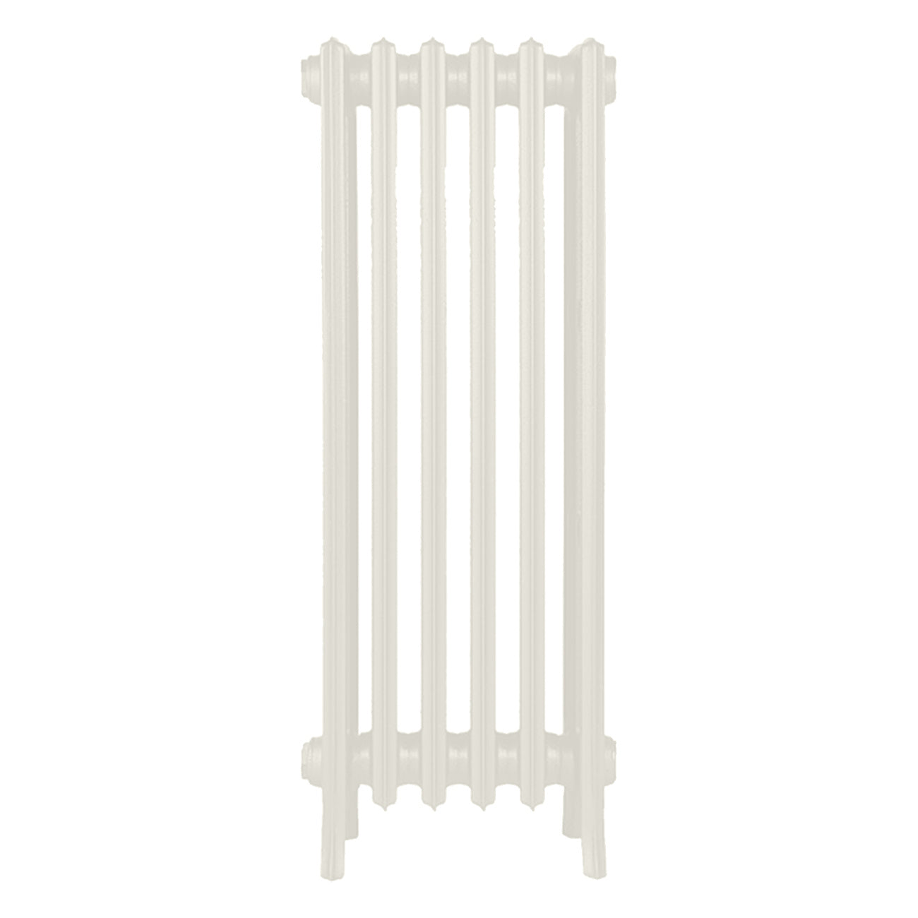 Grace - Chalk White Cast Iron Column Radiator H950mm x W393mm 4 Column - Floor Standing