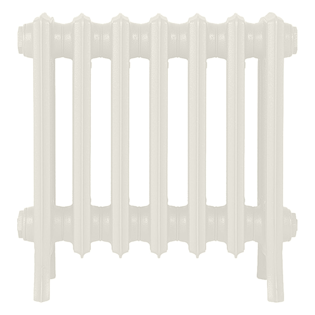 Grace - Chalk White Cast Iron Column Radiator H450mm x W454mm 4 Column - Wall Hung