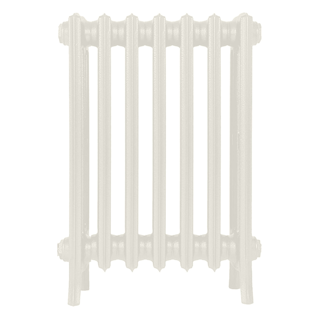 Grace - Chalk White Cast Iron Column Radiator H600mm x W454mm 4 Column - Wall Hung