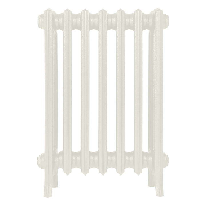 Grace - Chalk White Cast Iron Column Radiator H600mm x W454mm 4 Column - Wall Hung