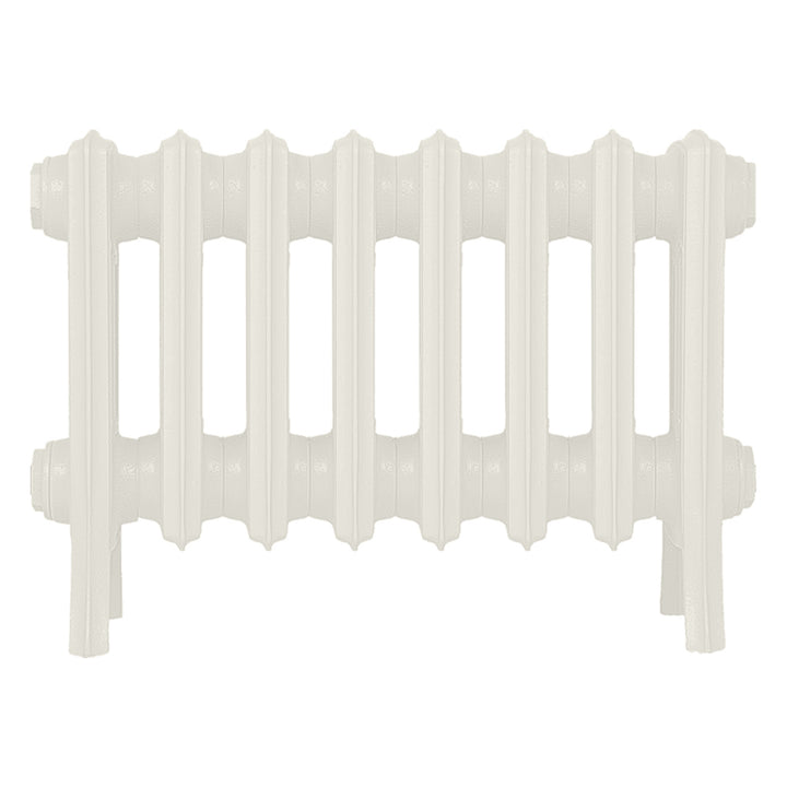 Grace - Chalk White Cast Iron Column Radiator H300mm x W514mm 4 Column - Wall Hung