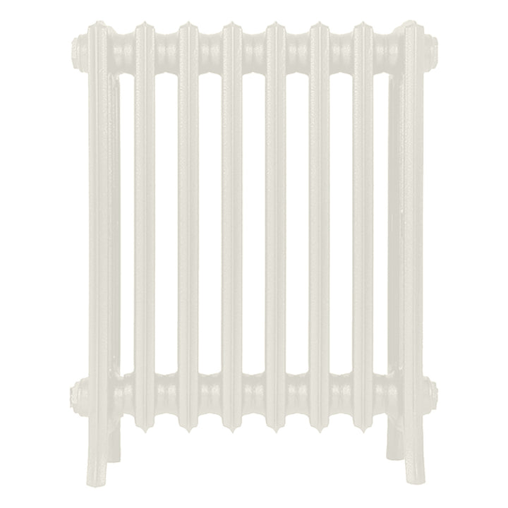 Grace - Chalk White Cast Iron Column Radiator H650mm x W514mm 4 Column - Floor Standing