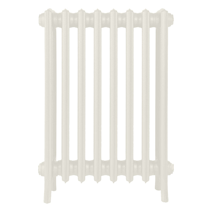 Grace - Chalk White Cast Iron Column Radiator H700mm x W514mm 4 Column - Wall Hung