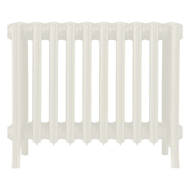 Grace - Chalk White Cast Iron Column Radiator H450mm x W635mm 6 Column - Wall Hung