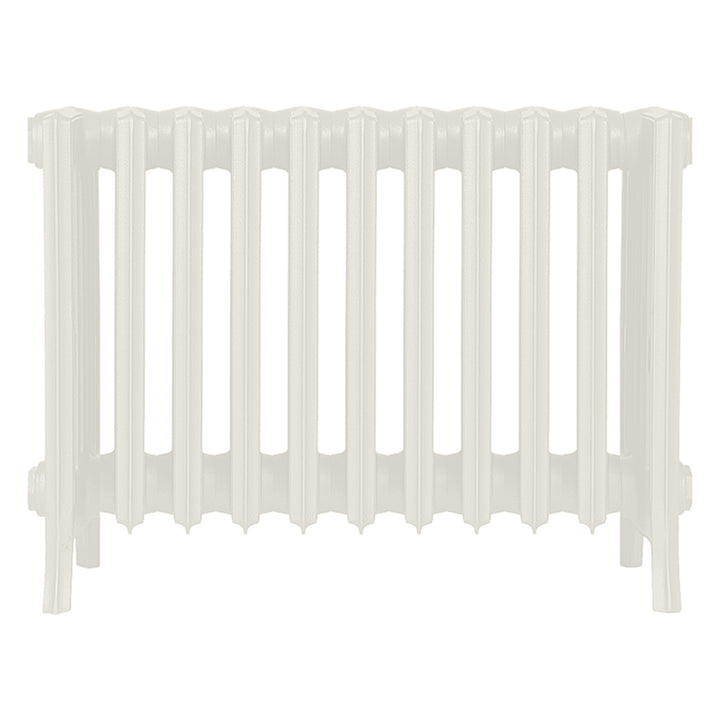 Grace - Chalk White Cast Iron Column Radiator H450mm x W696mm 6 Column - Wall Hung