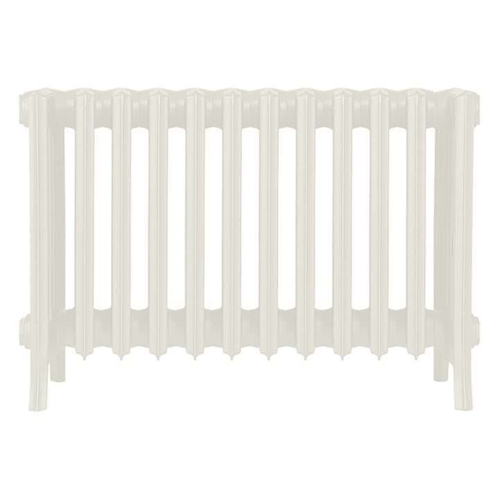 Grace - Chalk White Cast Iron Column Radiator H450mm x W756mm 6 Column - Wall Hung