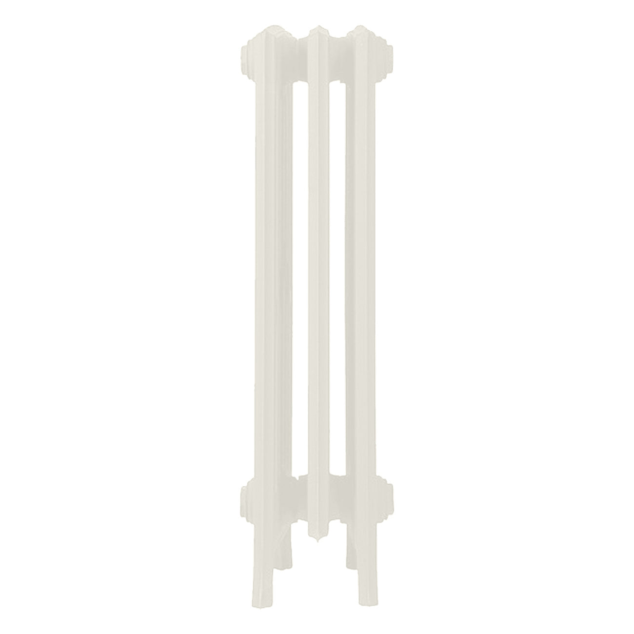 Grace - Chalk White Cast Iron Column Radiator H700mm x W212mm 6 Column - Wall Hung