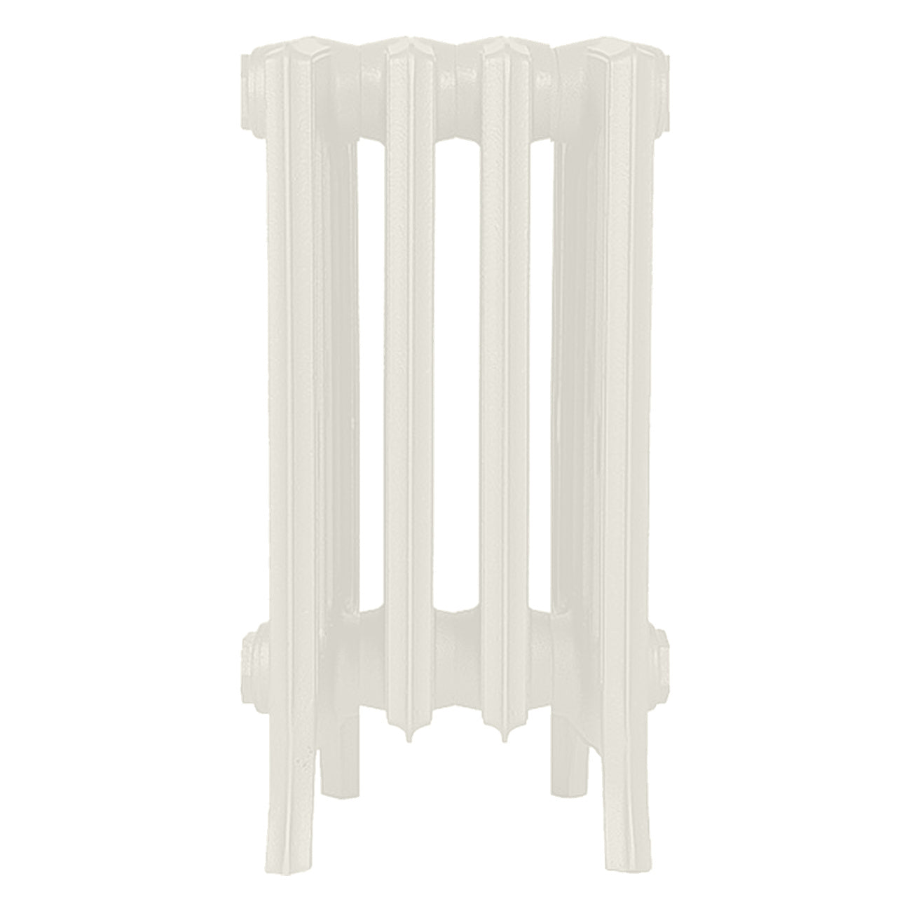 Grace - Chalk White Cast Iron Column Radiator H450mm x W272mm 6 Column - Wall Hung