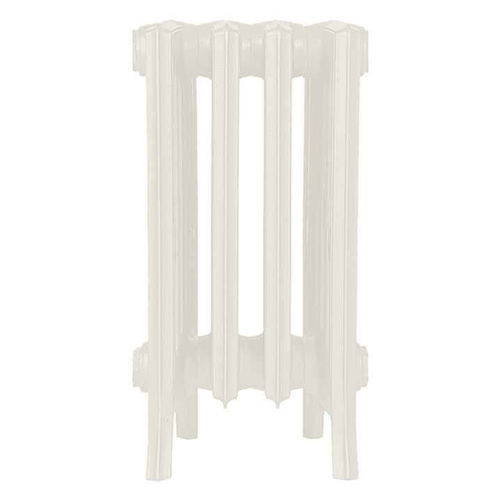 Grace - Chalk White Cast Iron Column Radiator H450mm x W272mm 6 Column - Wall Hung