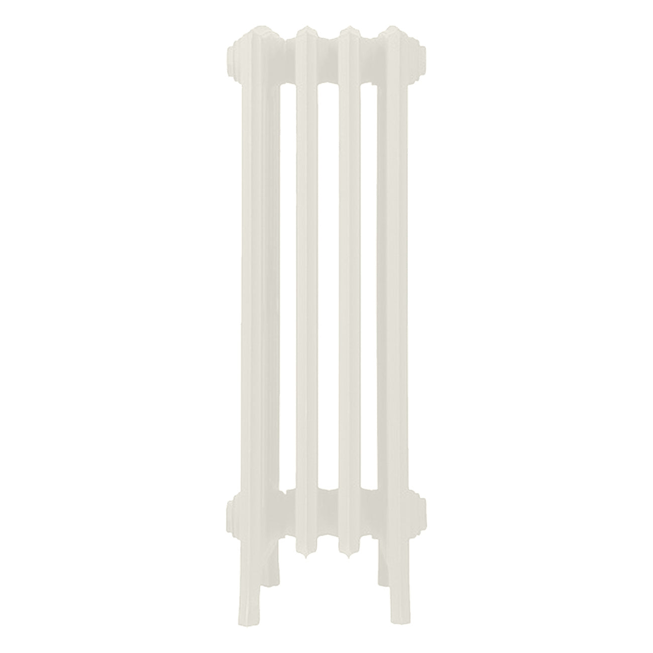 Grace - Chalk White Cast Iron Column Radiator H700mm x W272mm 6 Column - Wall Hung