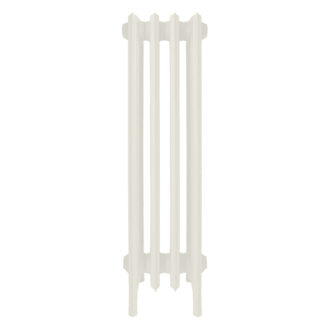 Grace - Chalk White Cast Iron Column Radiator H950mm x W272mm 6 Column - Floor Standing