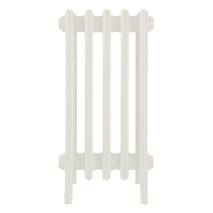 Grace - Chalk White Cast Iron Column Radiator H650mm x W333mm 6 Column - Floor Standing