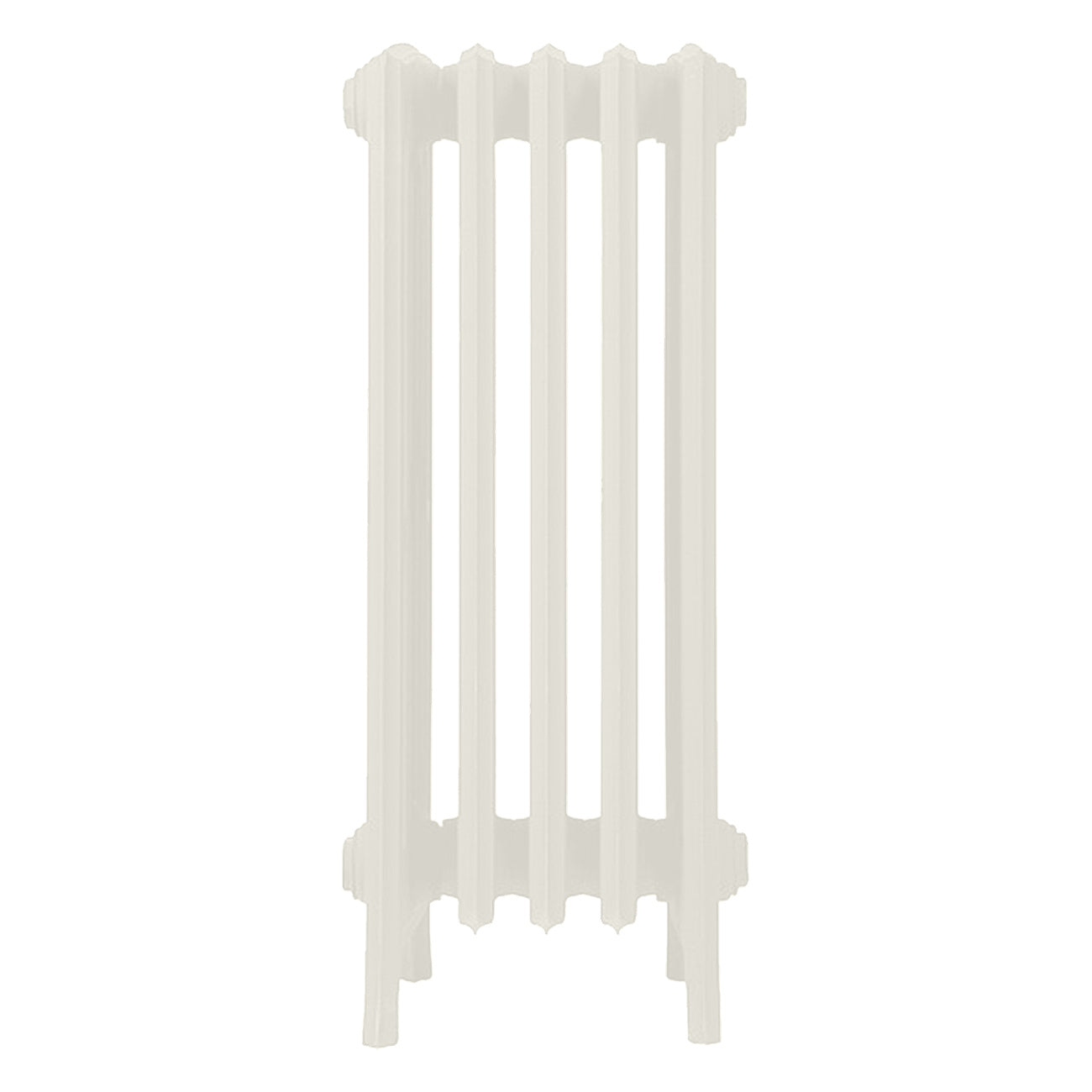 Grace - Chalk White Cast Iron Column Radiator H700mm x W333mm 6 Column - Wall Hung