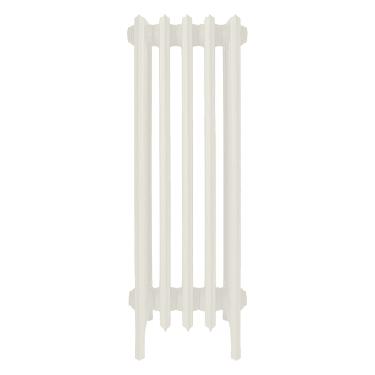 Grace - Chalk White Cast Iron Column Radiator H950mm x W333mm 6 Column - Floor Standing