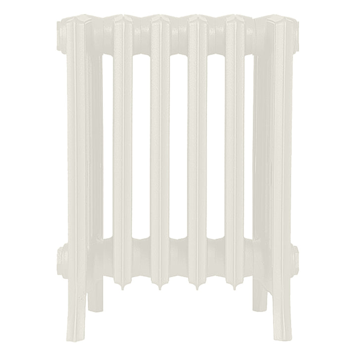 Grace - Chalk White Cast Iron Column Radiator H450mm x W393mm 6 Column - Wall Hung