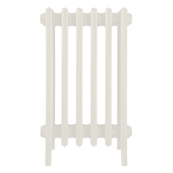 Grace - Chalk White Cast Iron Column Radiator H600mm x W393mm 6 Column - Wall Hung
