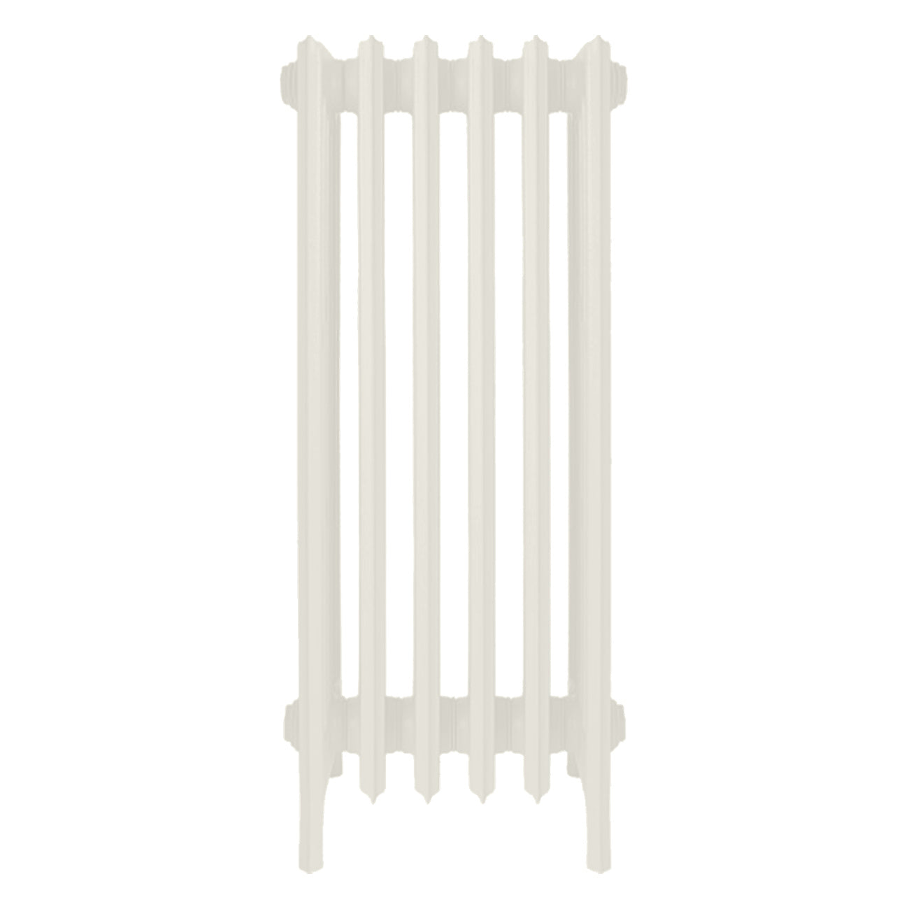 Grace - Chalk White Cast Iron Column Radiator H950mm x W393mm 6 Column - Floor Standing