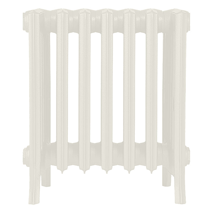Grace - Chalk White Cast Iron Column Radiator H450mm x W454mm 6 Column - Wall Hung