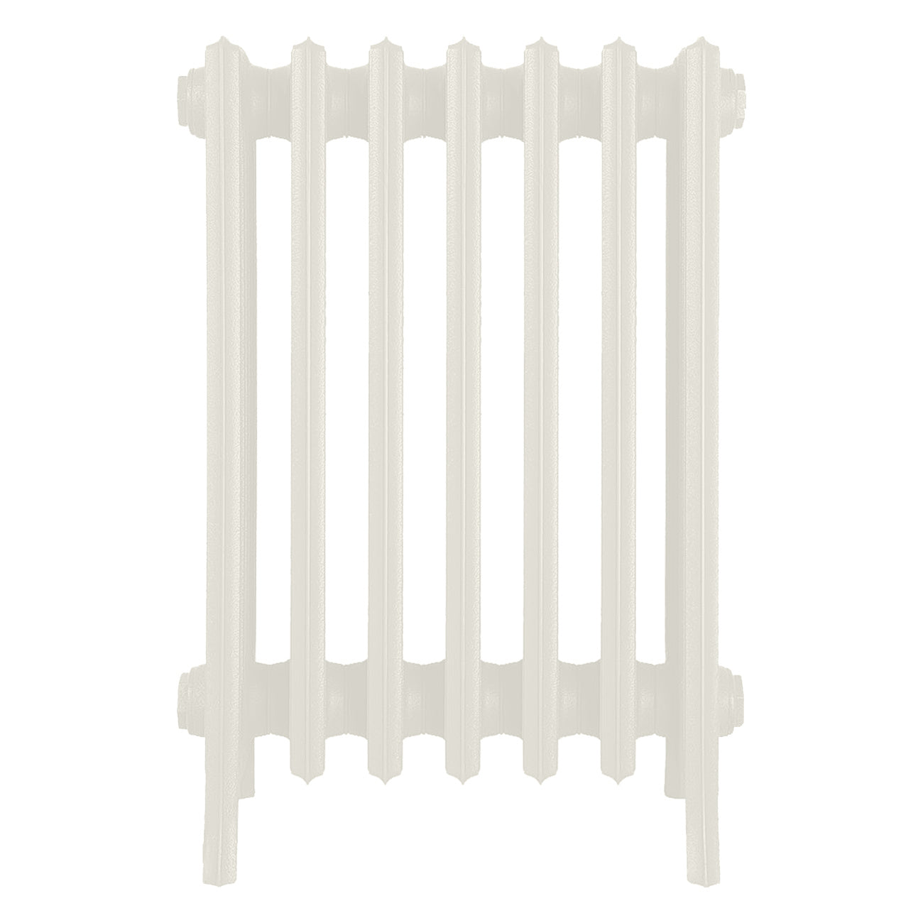 Grace - Chalk White Cast Iron Column Radiator H600mm x W454mm 6 Column - Wall Hung